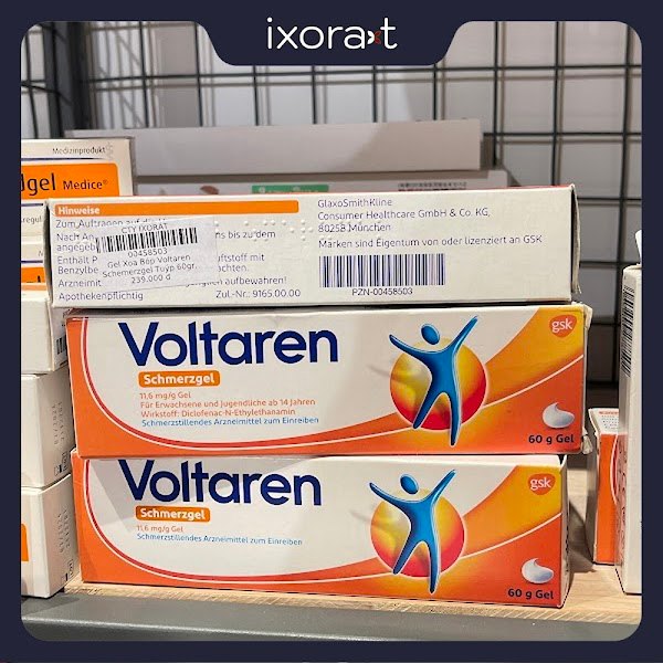 Gel Xoa Bóp Voltaren Schemerzgel Tuýp 60gr, Hàng Đức