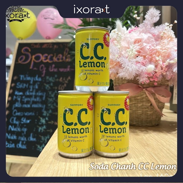 Soda Chanh Cc Lemon 160Ml