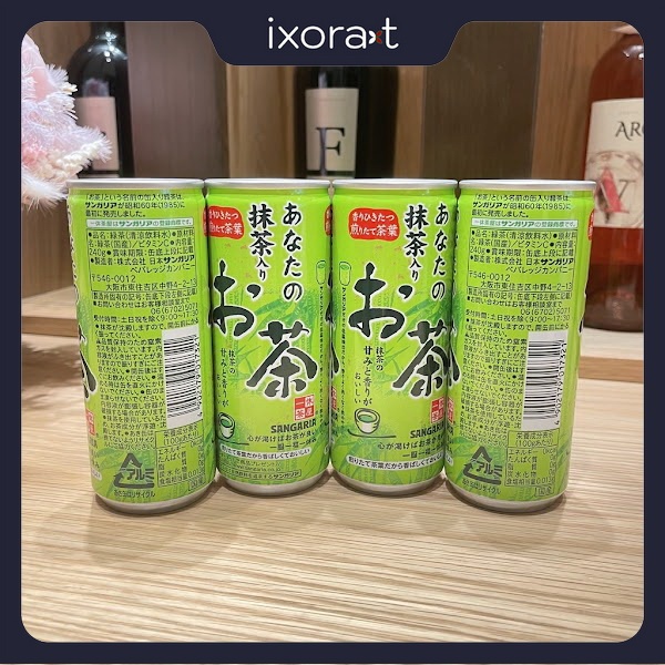 trà xanh matcha Sangaria lon 240ml