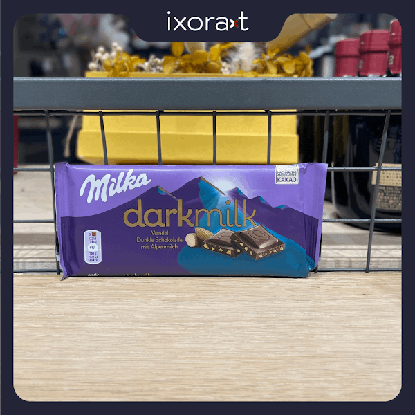 Milka Darkmilk nhân sữa hạnh nhân 85g