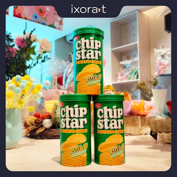 YBC Khoai tây chiên Chipstar vị rong biển 50g xanh