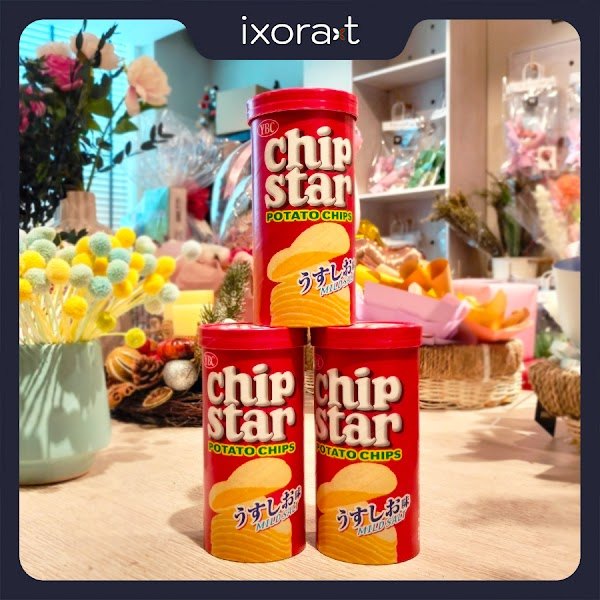 YBC Khoai tây chiên Chipstar vị muối lạt 50g đỏ