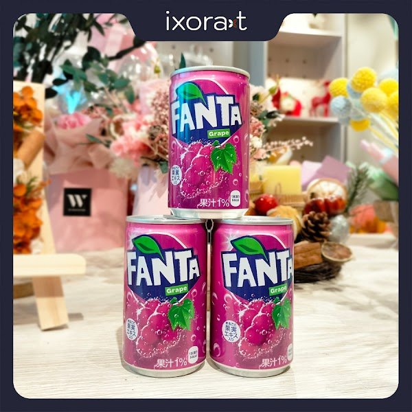 Nước Giải Khát Có Ga Fanta Vị Nho 160ml (Lon)