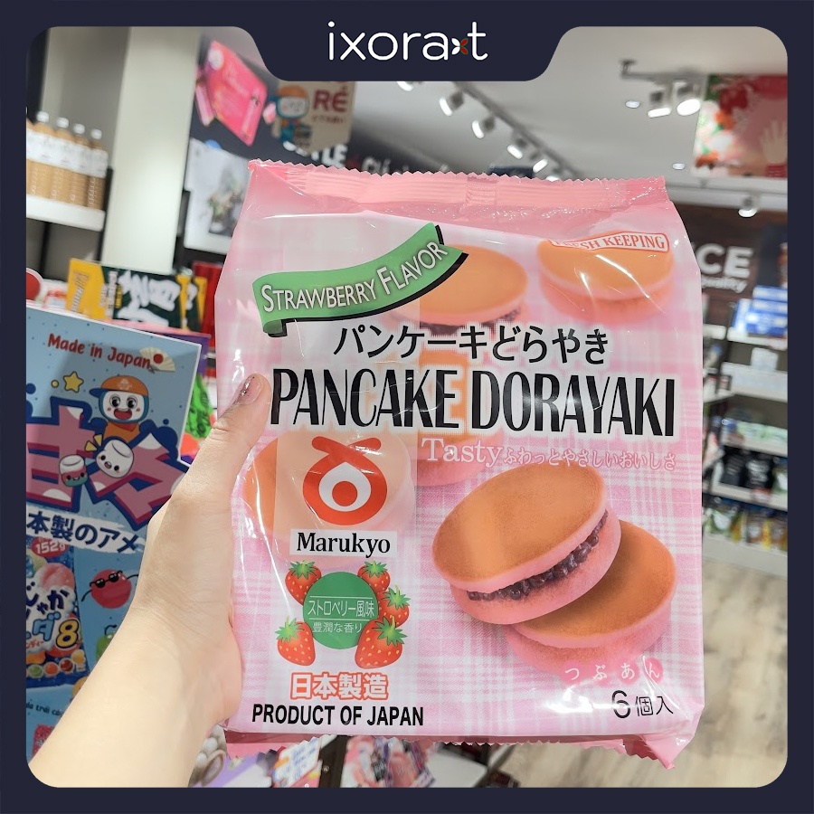 Bánh rán Dorayaki nhân dâu 6 cái