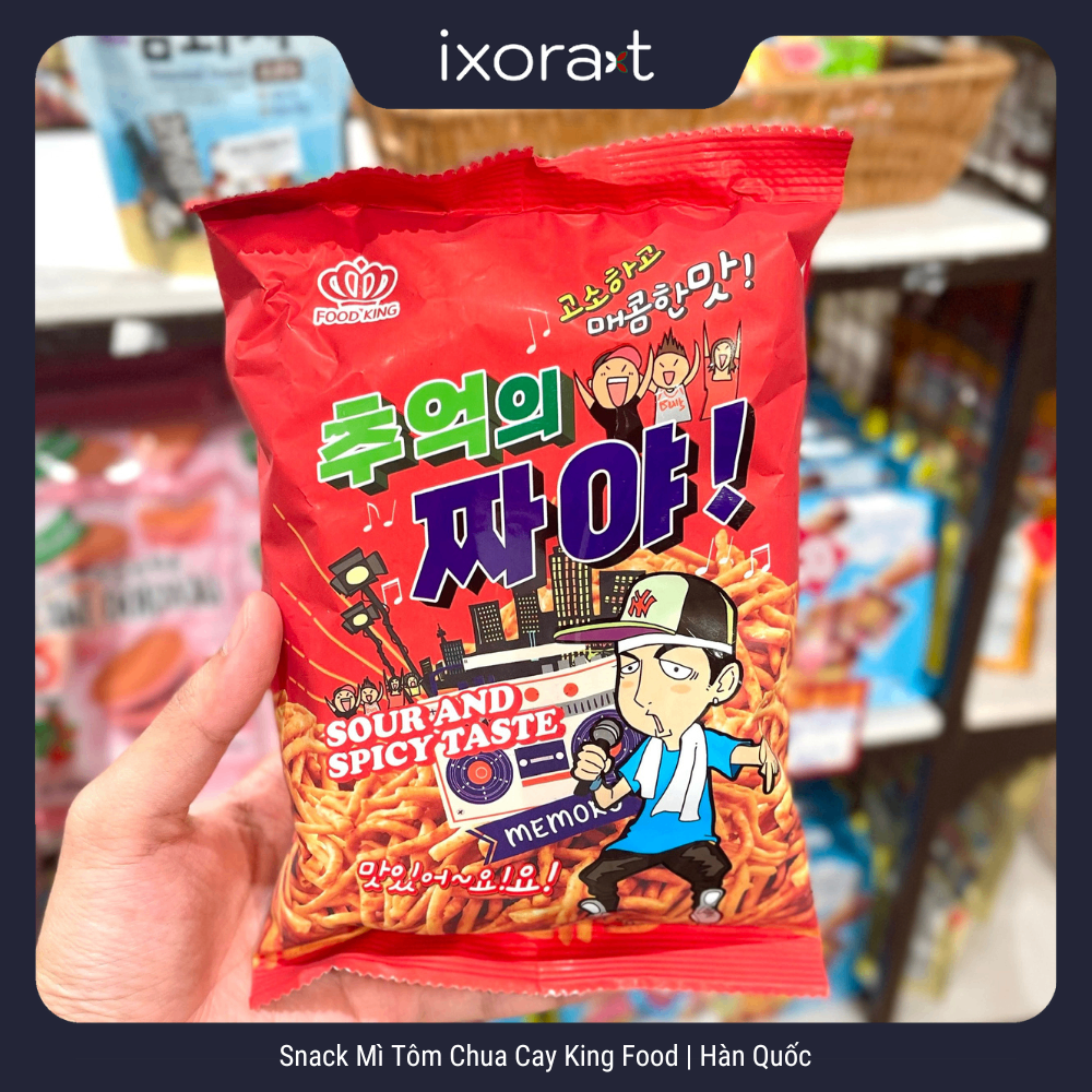 Snack mì vị chua cay Food King 100g