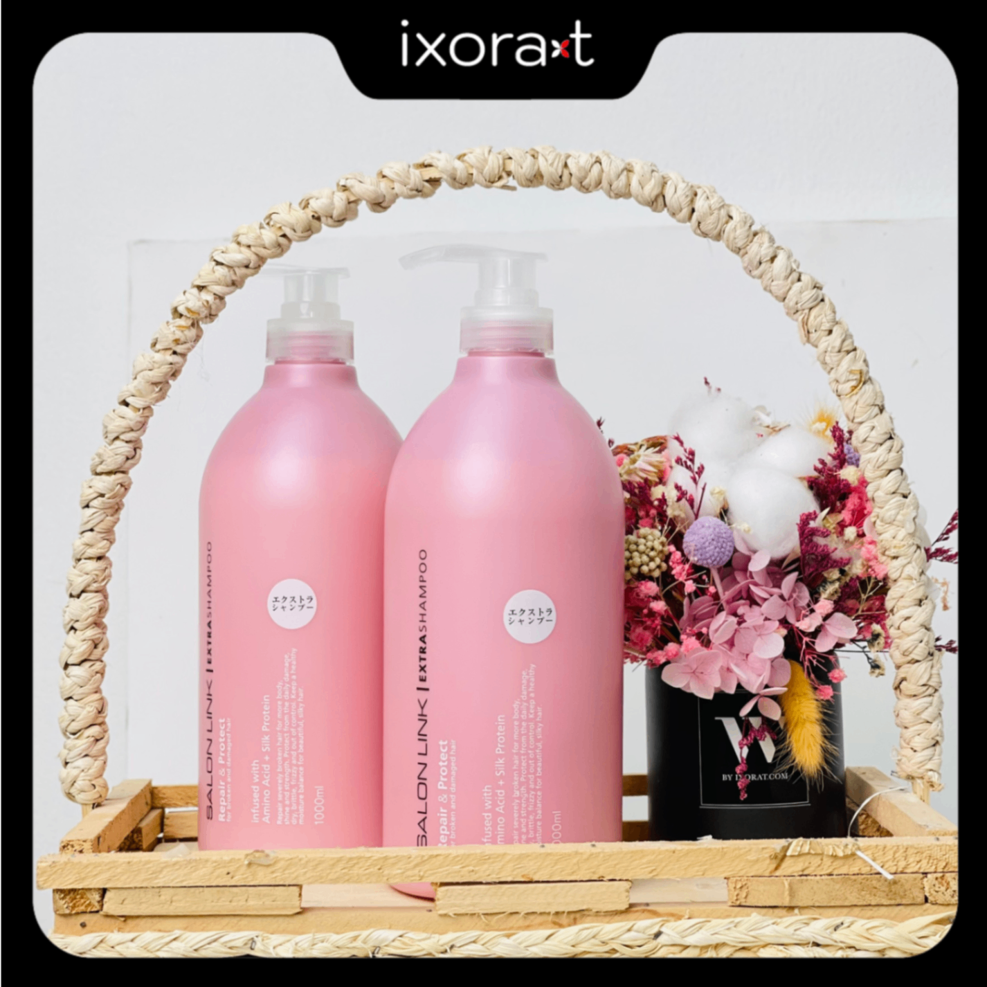 Dầu gội Salon Link (hồng) 1000ml