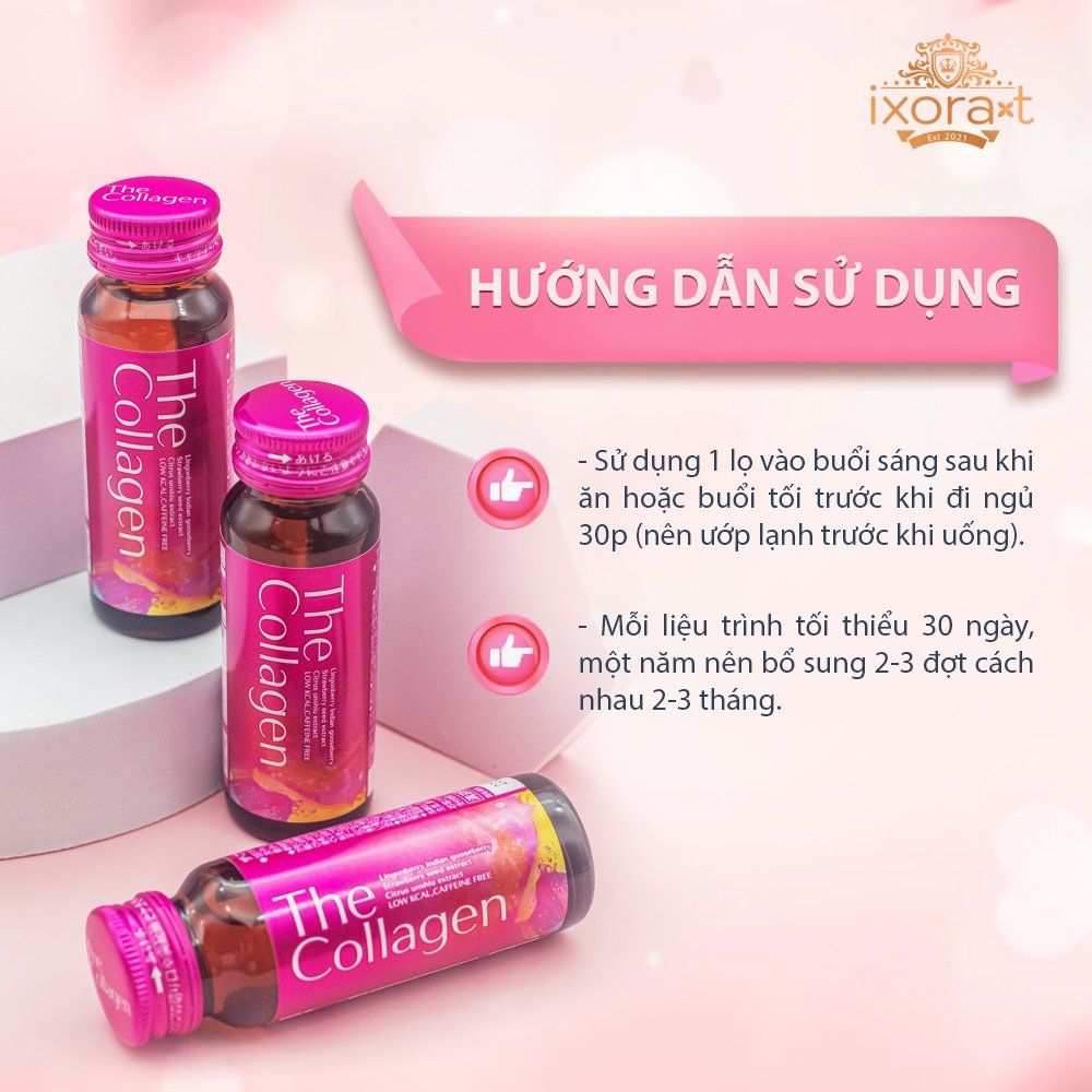 Liệu trình uống The Collagen Shiseido Nhật dạng nước mẫu mới