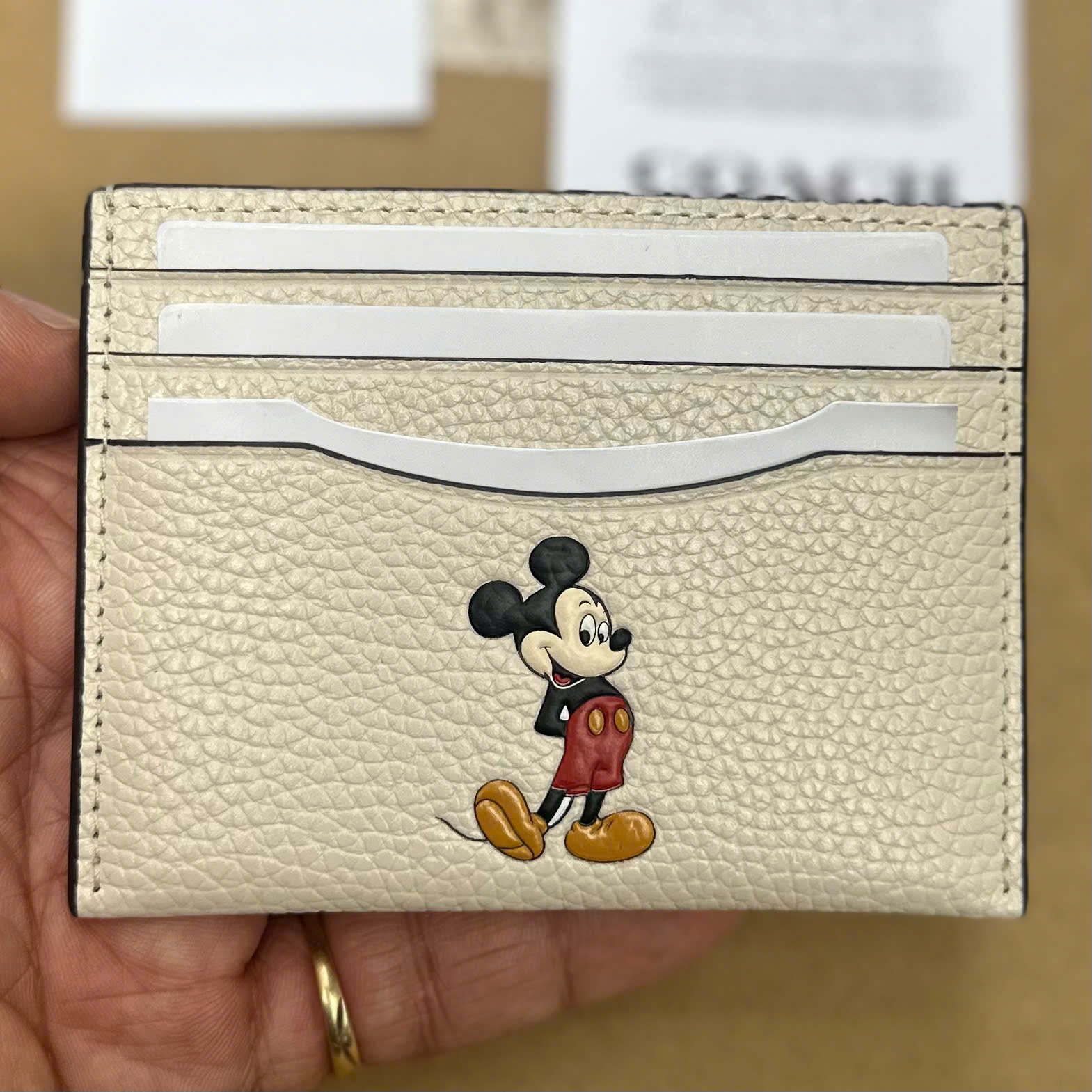 Coach CR375 Disney X Coach Card Case In Regenerative Leather With Motif 14.jpg