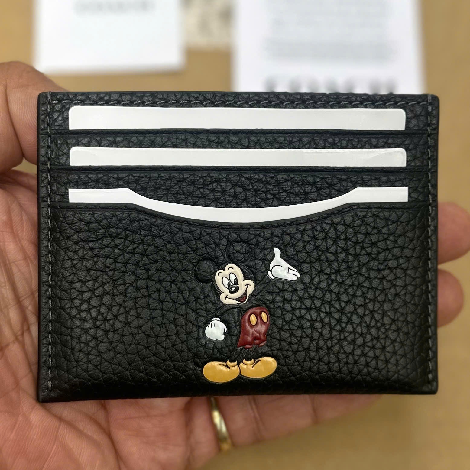 Coach CR375 Disney X Coach Card Case In Regenerative Leather With Motif 3.jpg