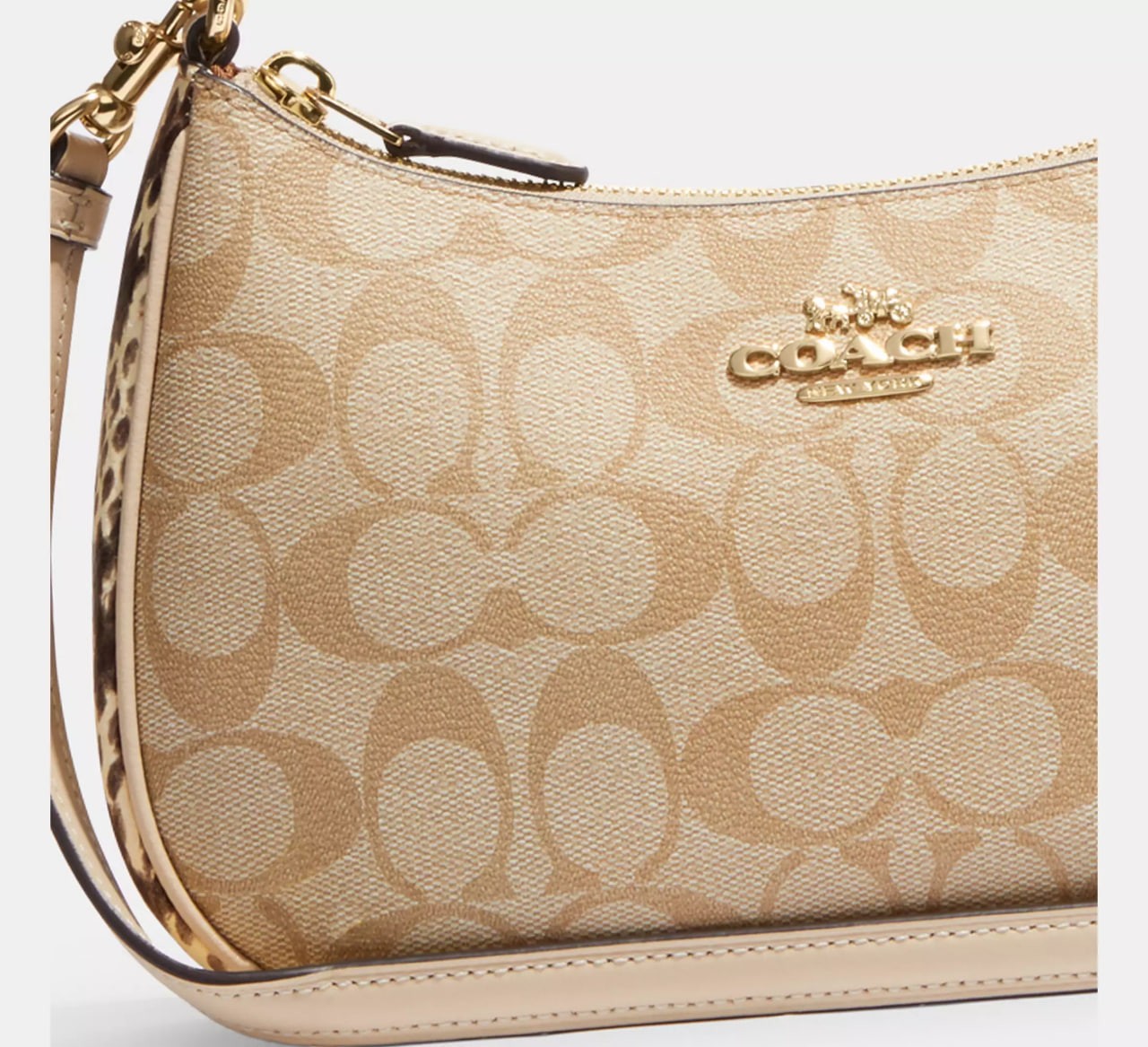 Coach CC323 Teri Shoulder Bag In Signature Canvas Light Khaki 1.jpg