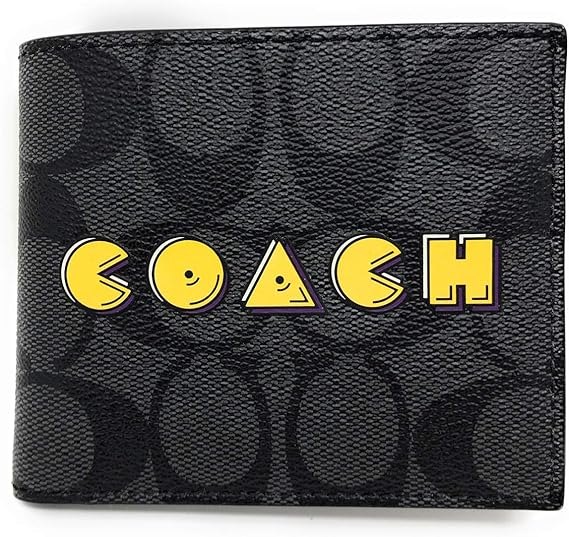 Coach F75912 Slim Billfold Black 1.jpg