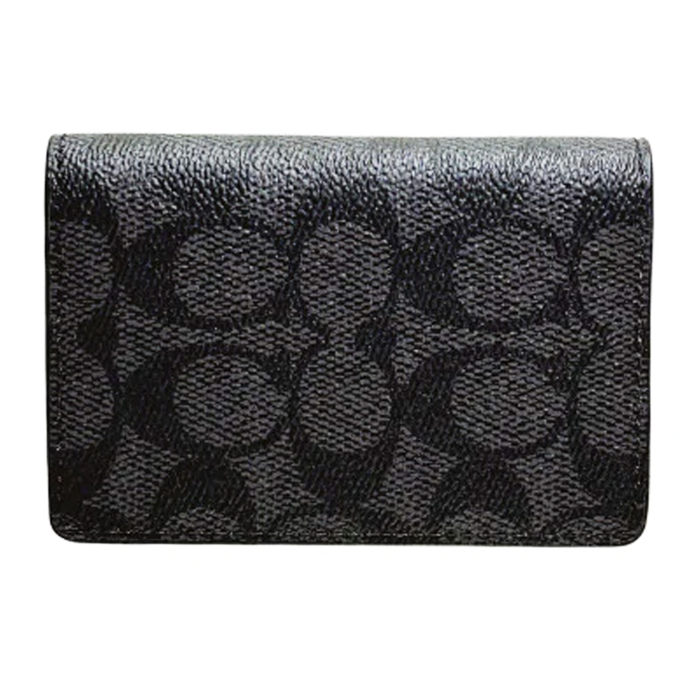 Coach CW367 ID Card Signature Canvas Black 11.jpg