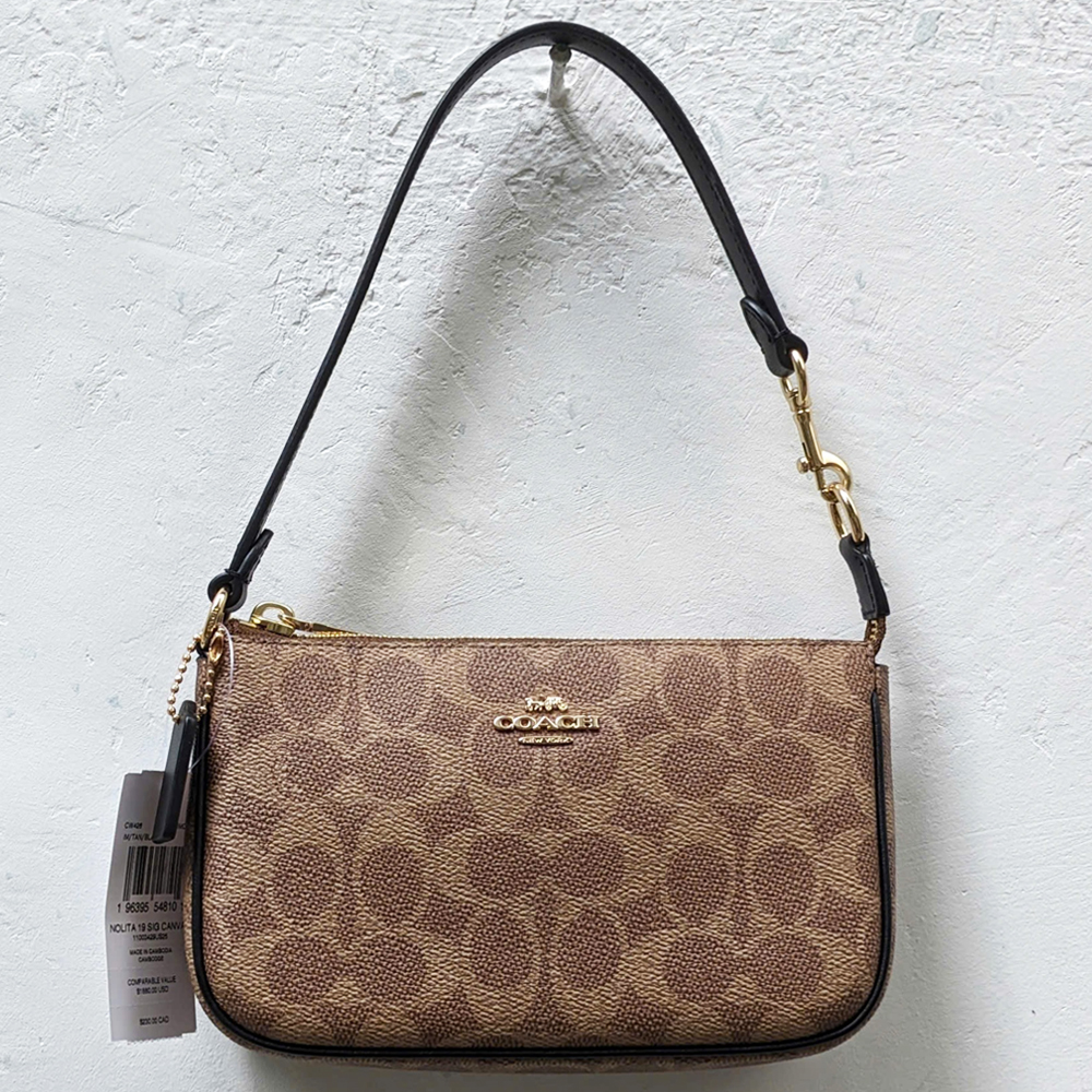 Coach CW426 Nolita 19 Signature Canvas Tan Black 21.jpg