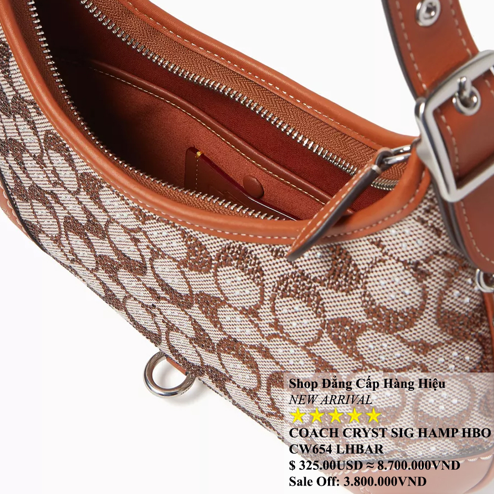 Coach CW654 Hamptons Hobo Limited Canvas Brown 2.jpg