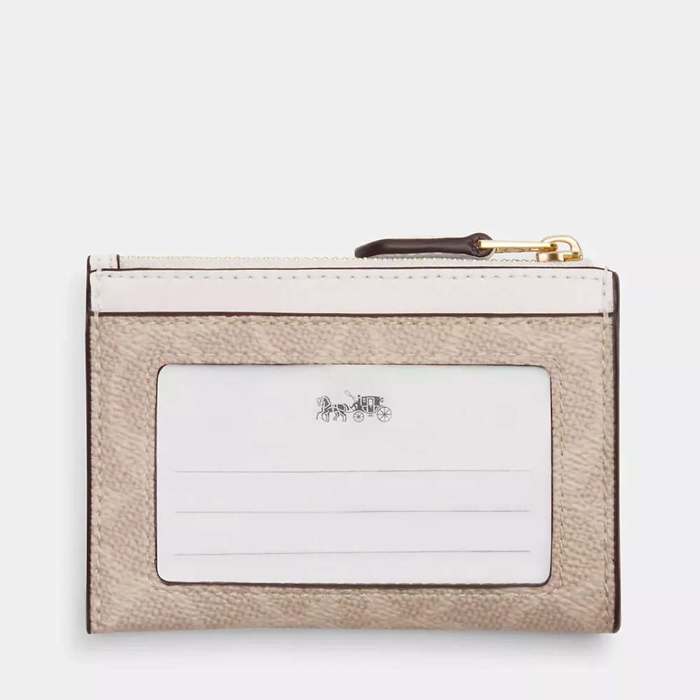 Coach CW870 Mini Skinny Id Case In Signature Canvas Sand Chalk 1.jpg