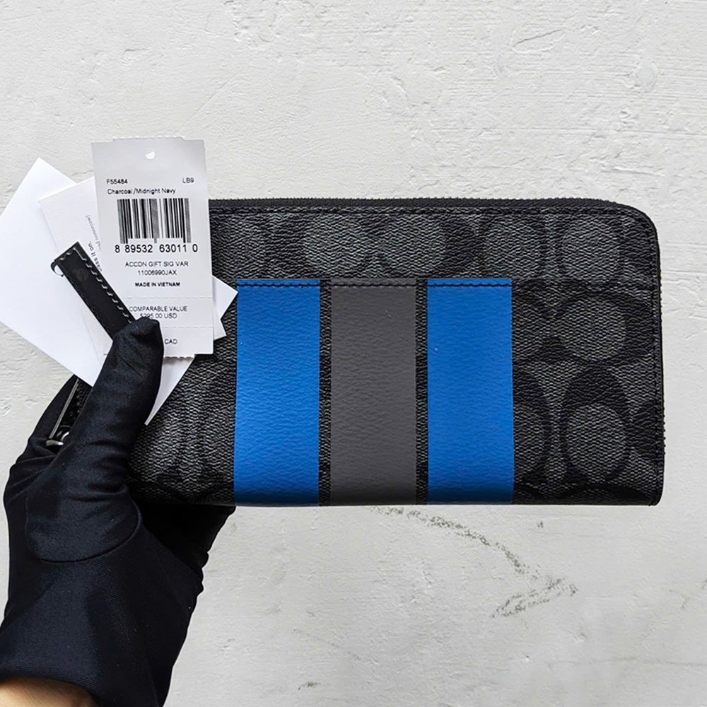 Coach F55484 Men Accordion Wallet With Varsity Midnight Blue Brown Blue 2.jpg
