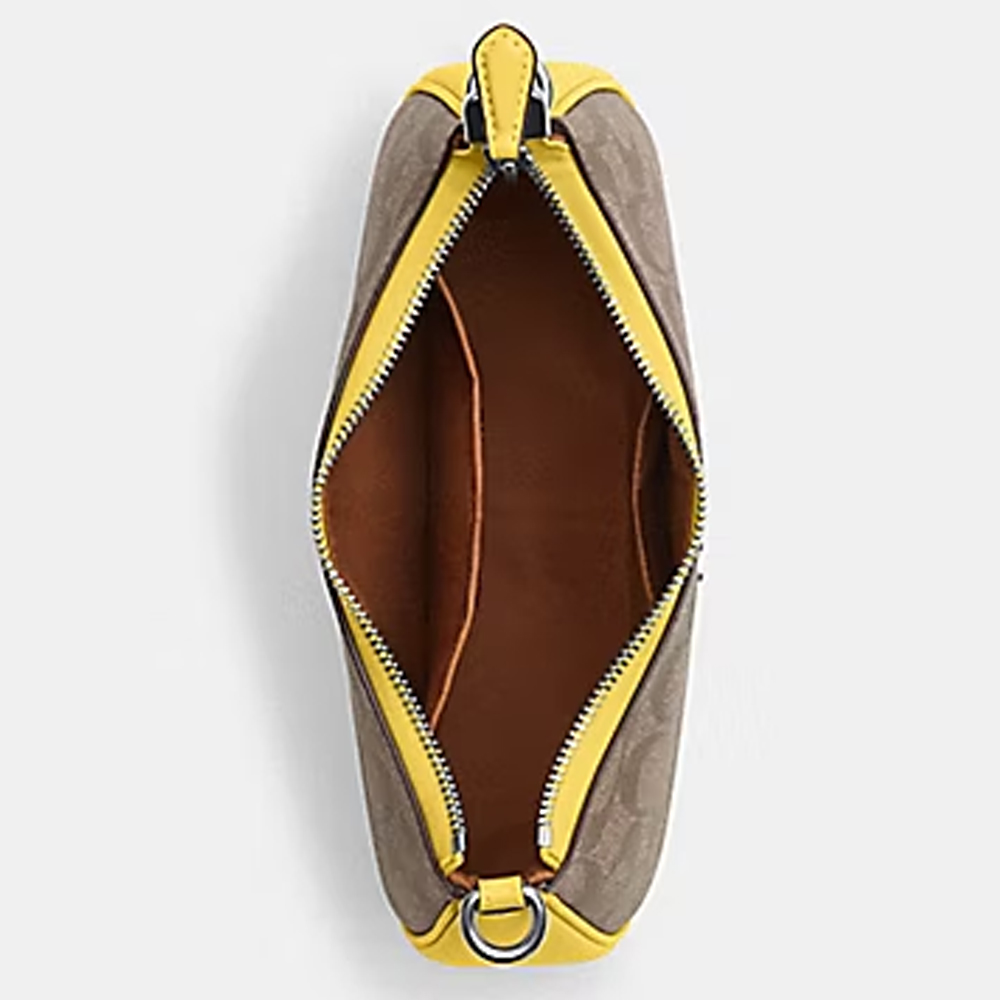 Coach CA548 Teri Shoulder Bag in Signature Canvas Khaki Yellow 21.jpg
