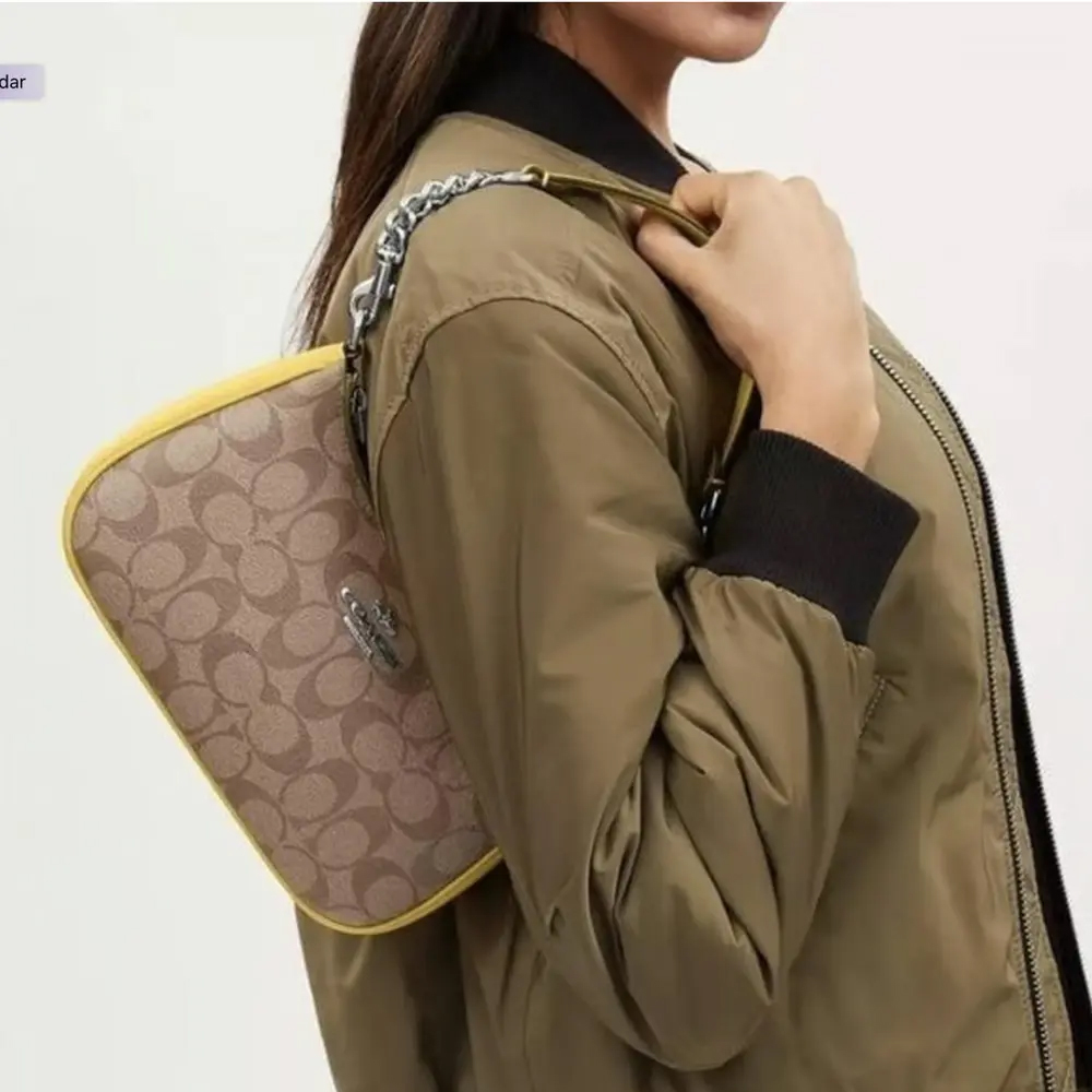 Coach CA548 Teri Shoulder Bag in Signature Canvas Khaki Yellow 21.jpg