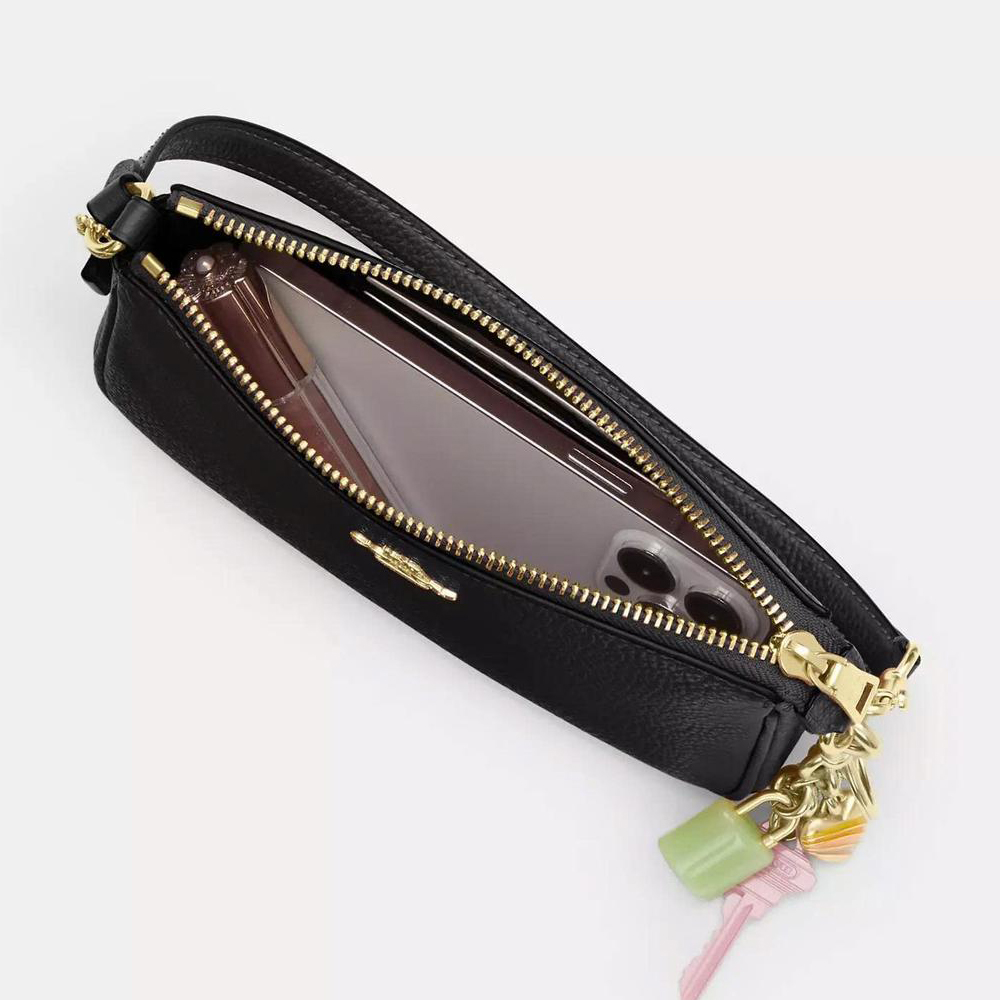 Coach CBQ88 Nolita 19 Leather Black Logo Gold 1.jpg