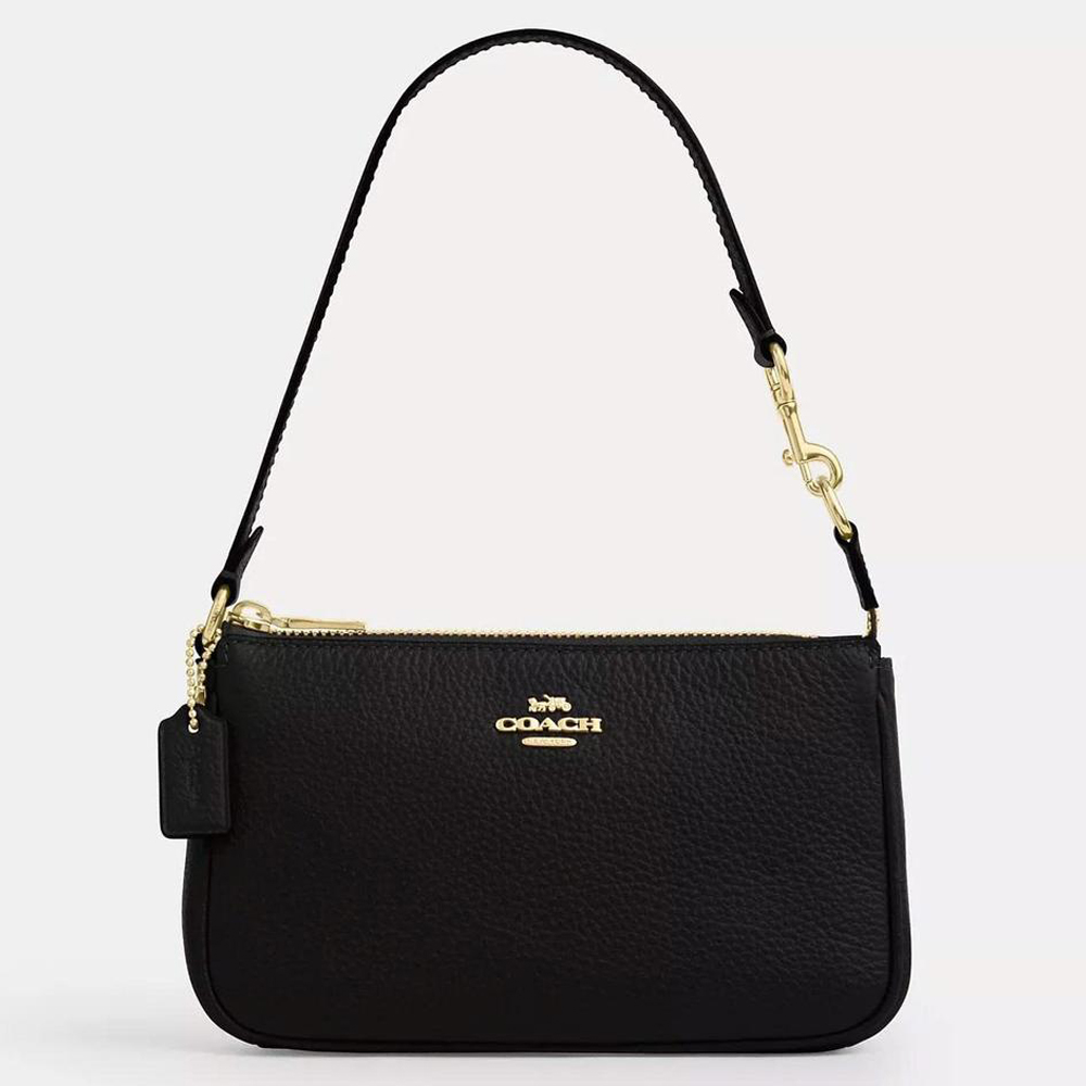 Coach CBQ88 Nolita 19 Leather Black Logo Gold 1.jpg