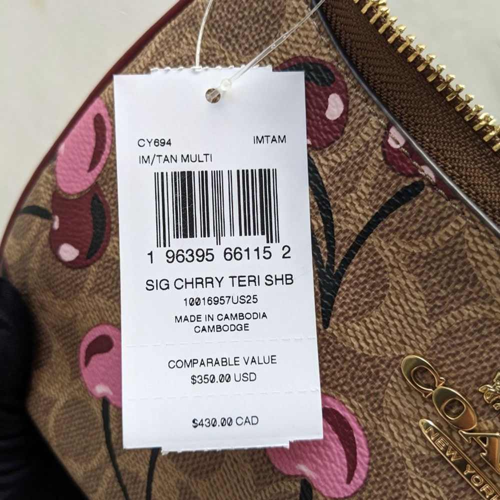 Coach CY694 Teri Shoulder Bag In Signature Canvas With Cherry Print 0.jpg
