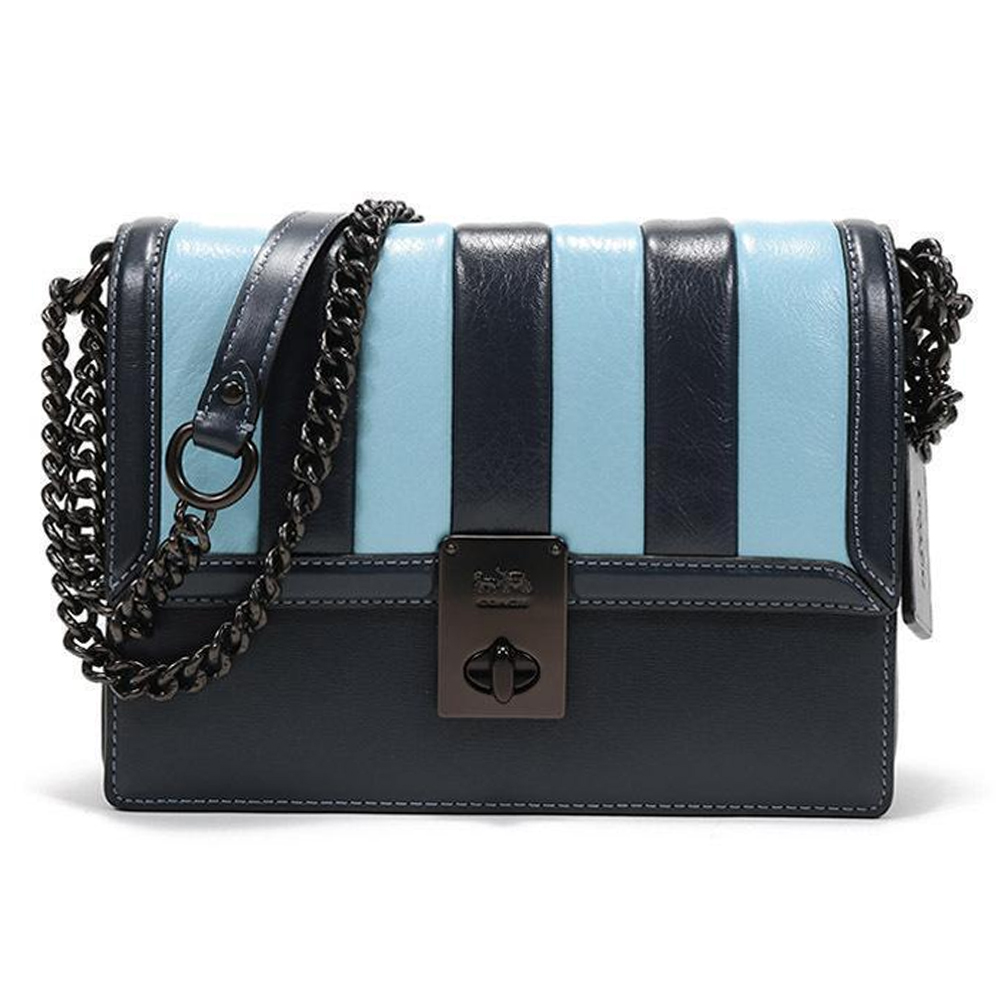 Coach 739 Hutton Shoulder Bag with Colourblock Quilting in Leather Denim 21.jpg