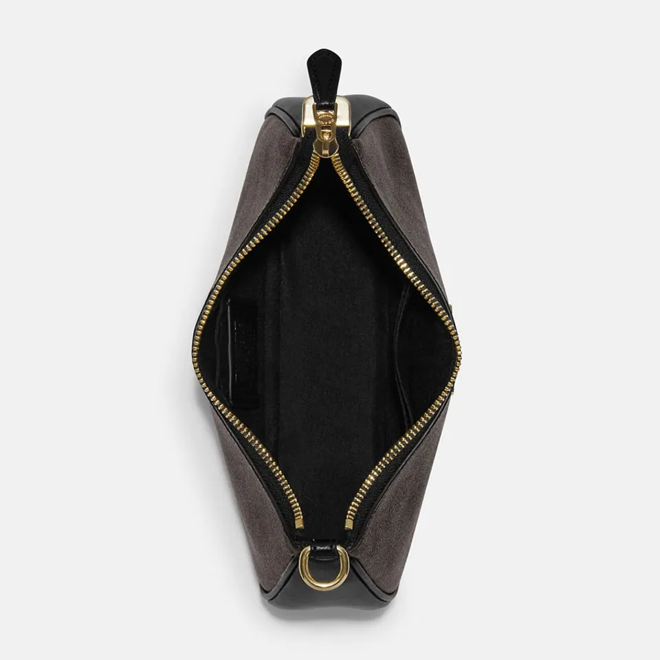 Coach CA548 Teri Shoulder Bag In Signature Canvas Brown Black 1.jpg