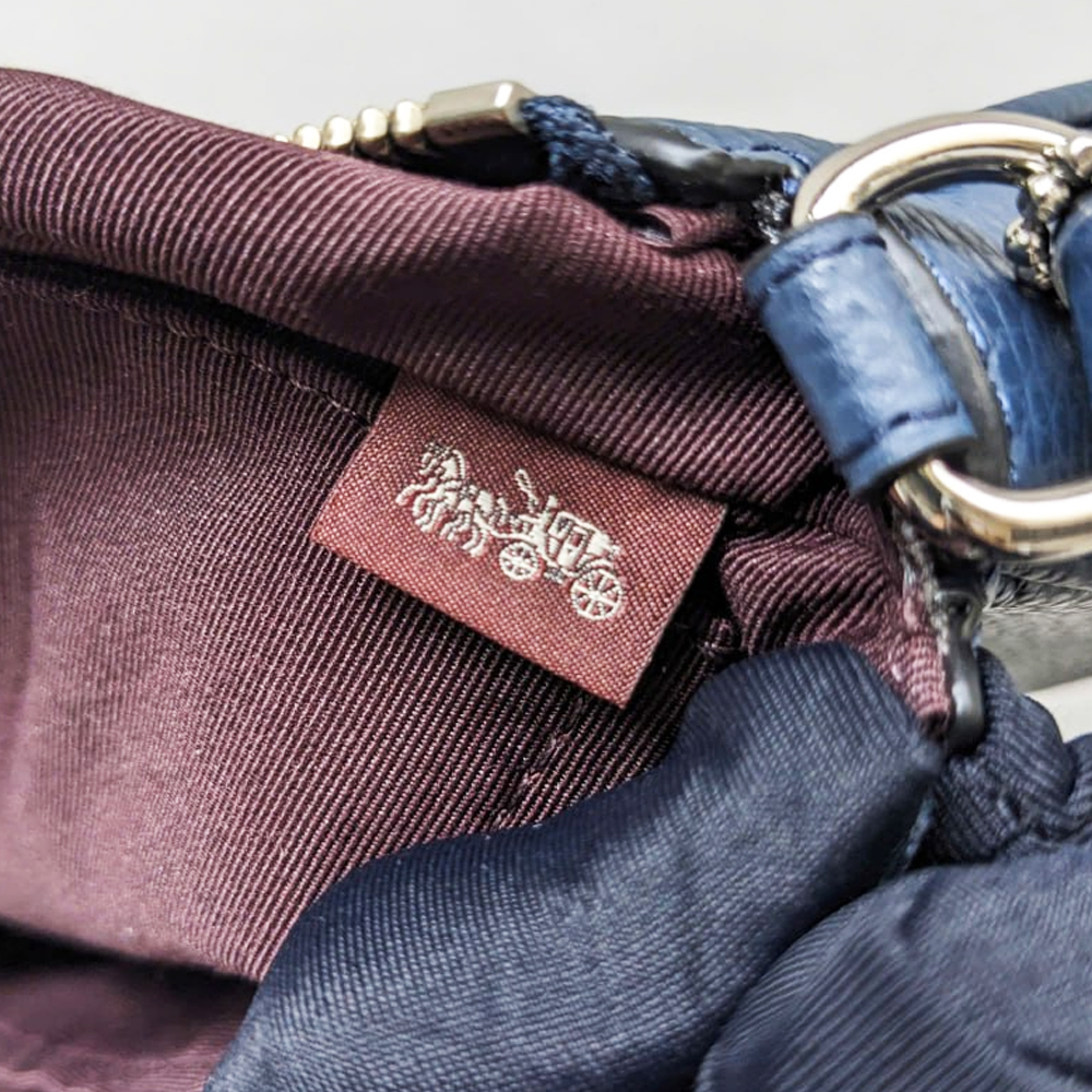 Coach C1985 SVBLK Nolita 19 Leather Silver Denim 6.jpg