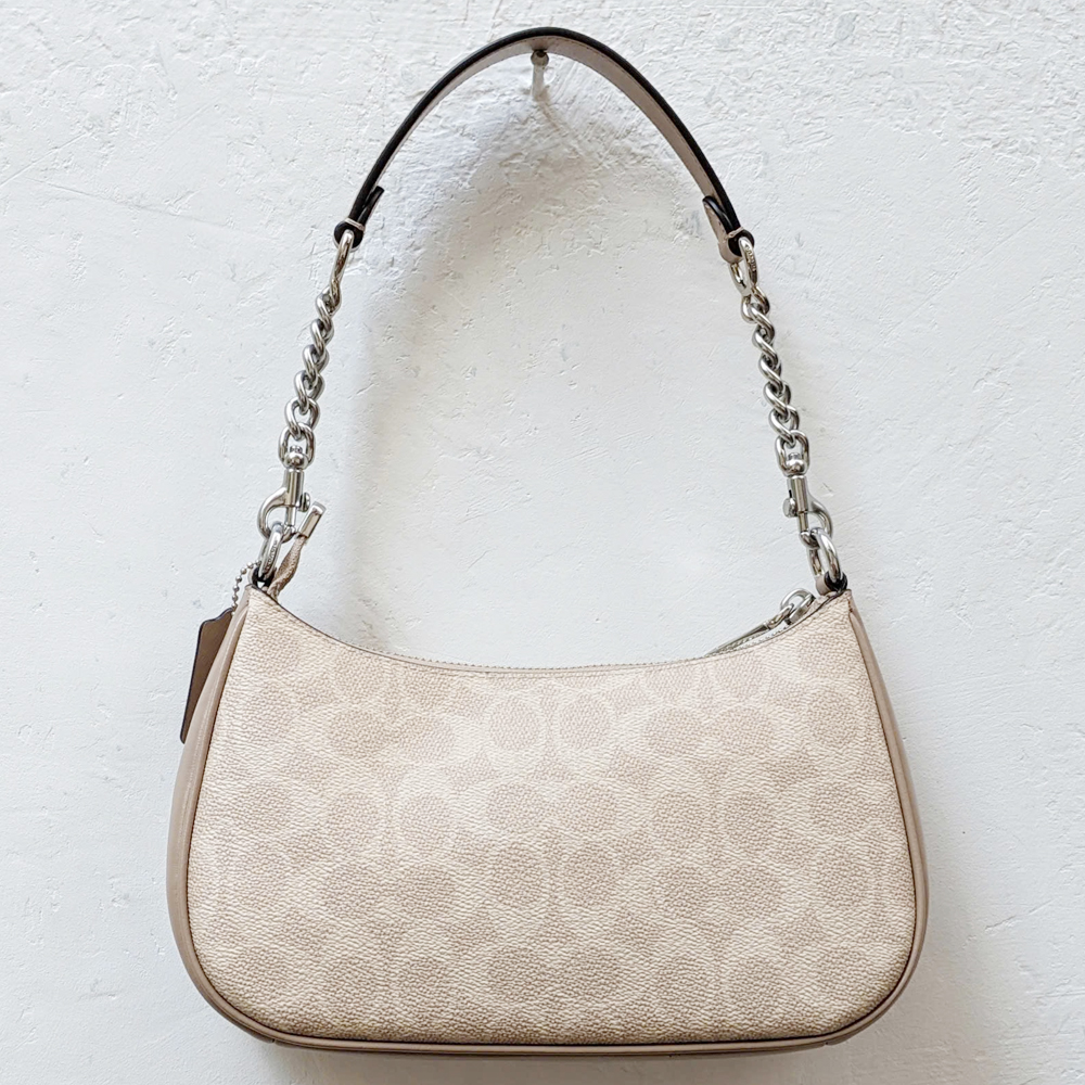 Coach CV933 Teri Shoulder Bag Signature Canvas Sand Taupe 1.jpg
