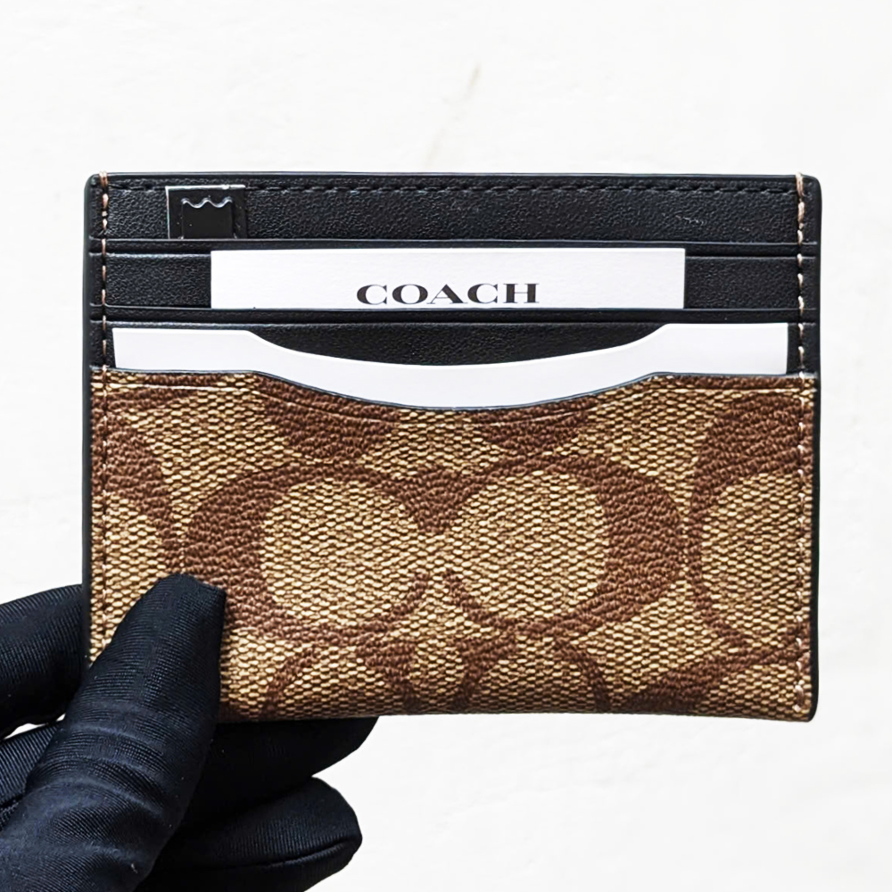Coach F58110 Slim ID Card Case Khaki 6.jpg
