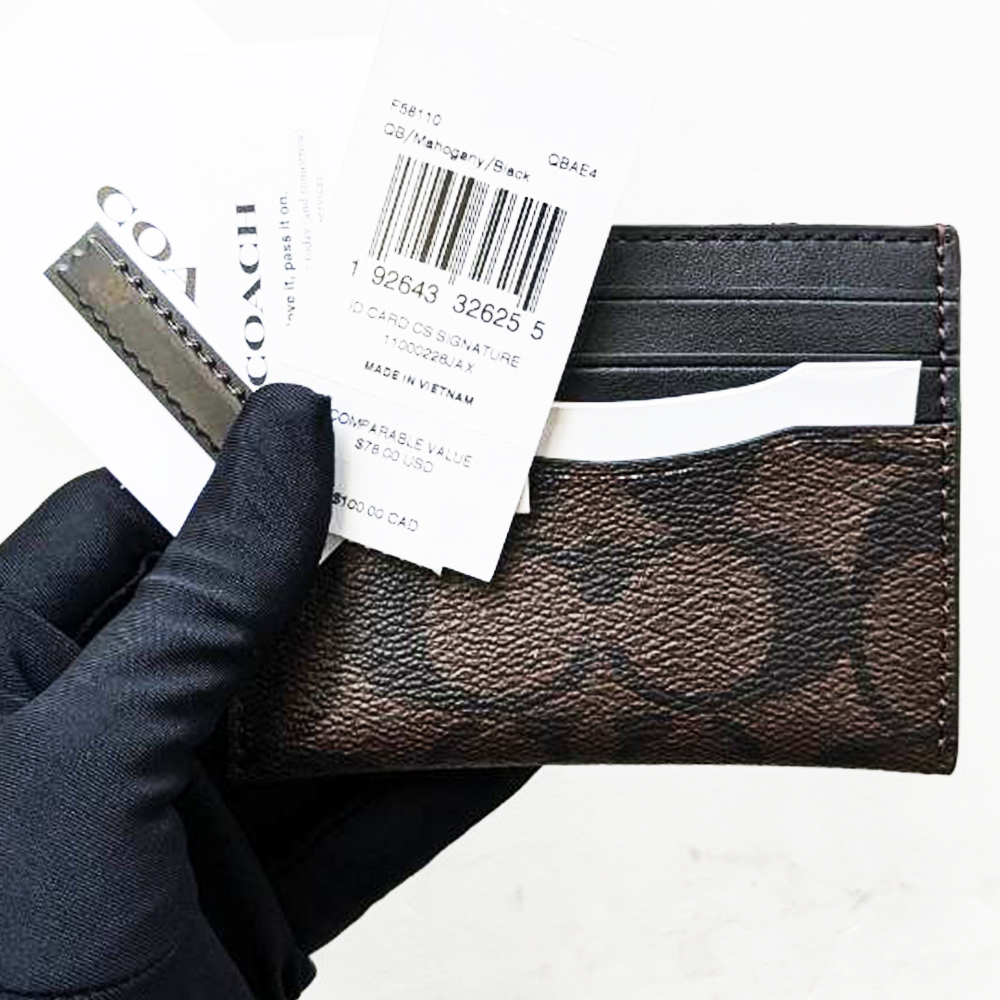 Coach F58110 Slim ID Card Case Signature Canvas Mahogany 11.jpg