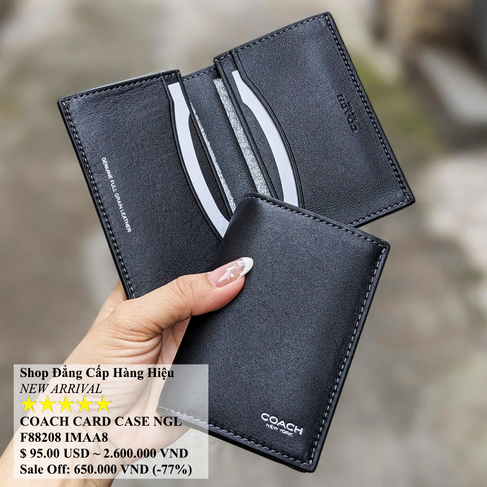 Coach CZ511 Bifold Card Case NGL Black 11.jpg