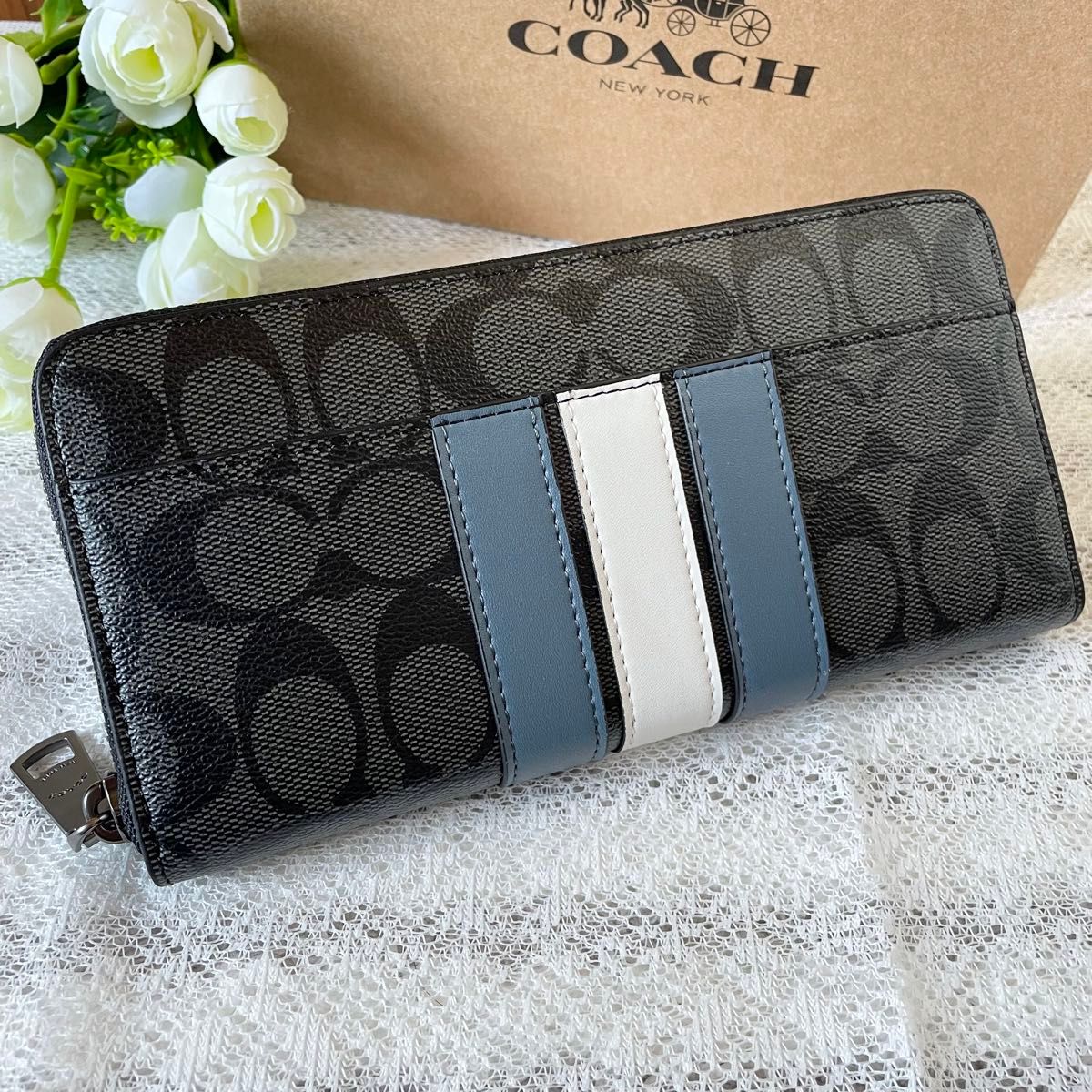 Coach F26070 Preorder Varsity Blue Stripe Signature Canvas 21.jpg