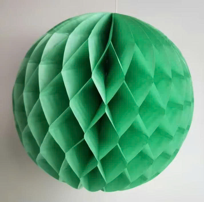 Cầu tổ ong GIẤY XANH LÁ 20cm ( số 8)