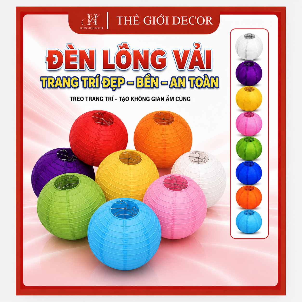 Cầu vải tròn KHÔNG TUA