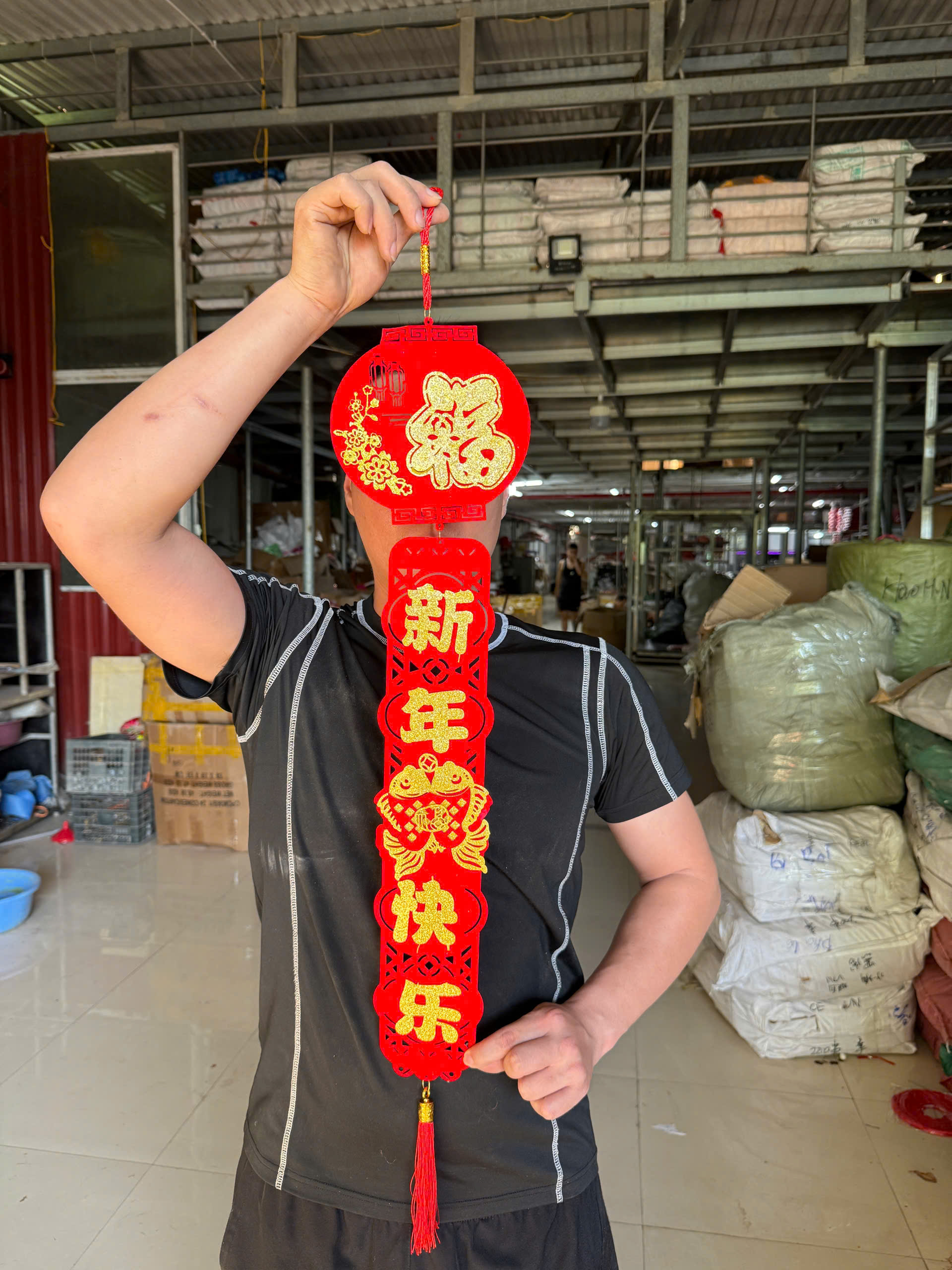 Dây đèn lồng phúc chữ tầu