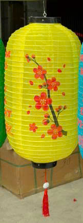 Đèn lồng VẢI TRỤ phật đào