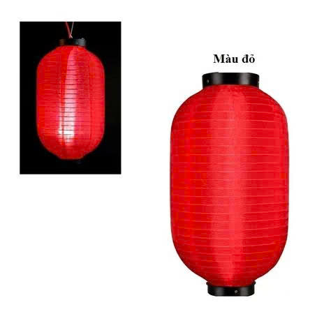 Đèn lồng vải Trụ miệng đen