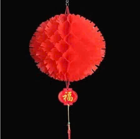 Đèn nilong khía ( cẩm tú cầu )