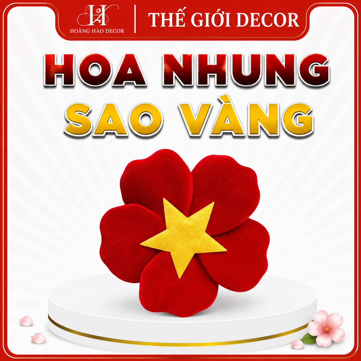 Hoa nhung sao vàng