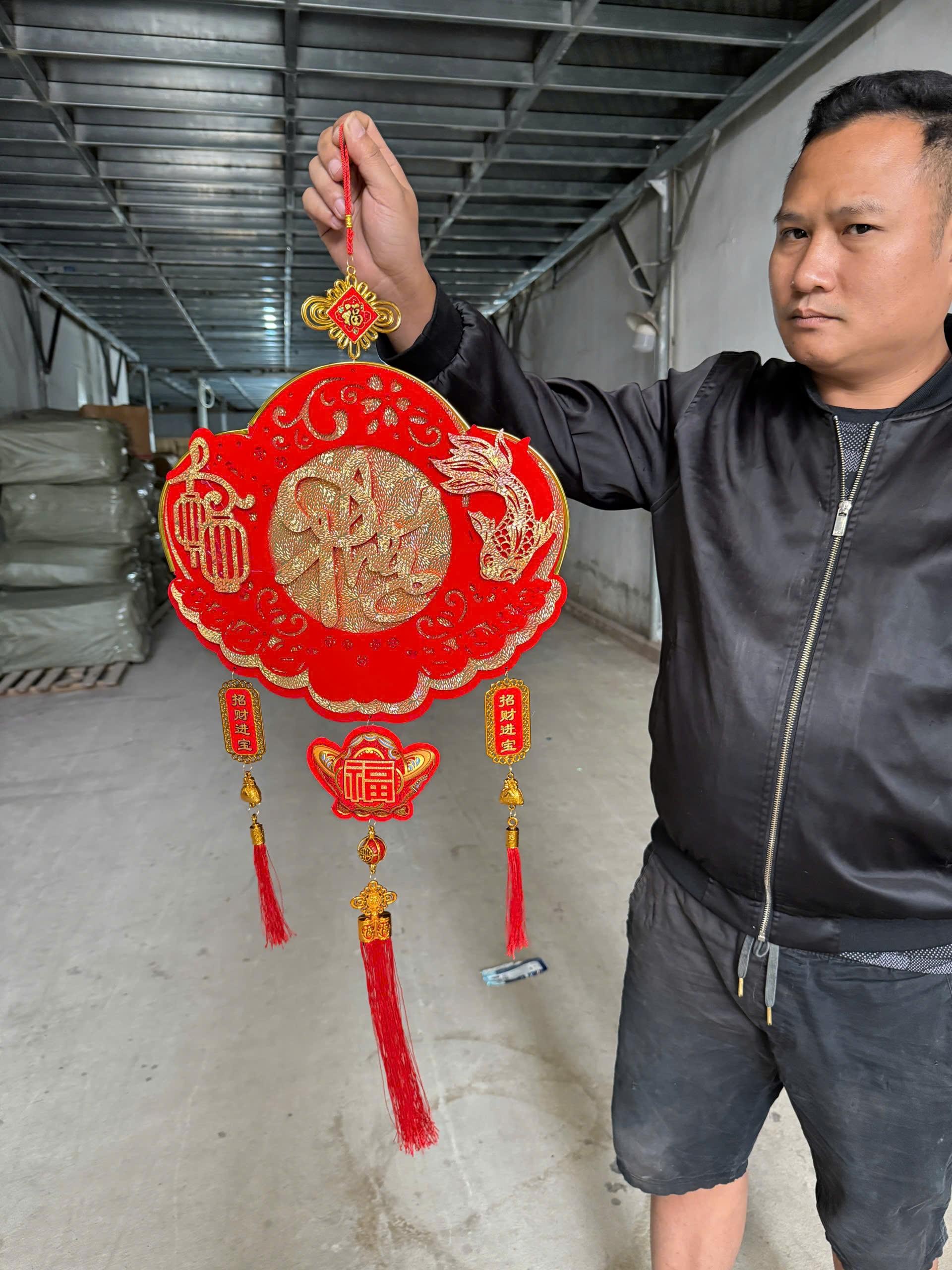 Khánh cục vàng chữ phúc 36 x 90cm