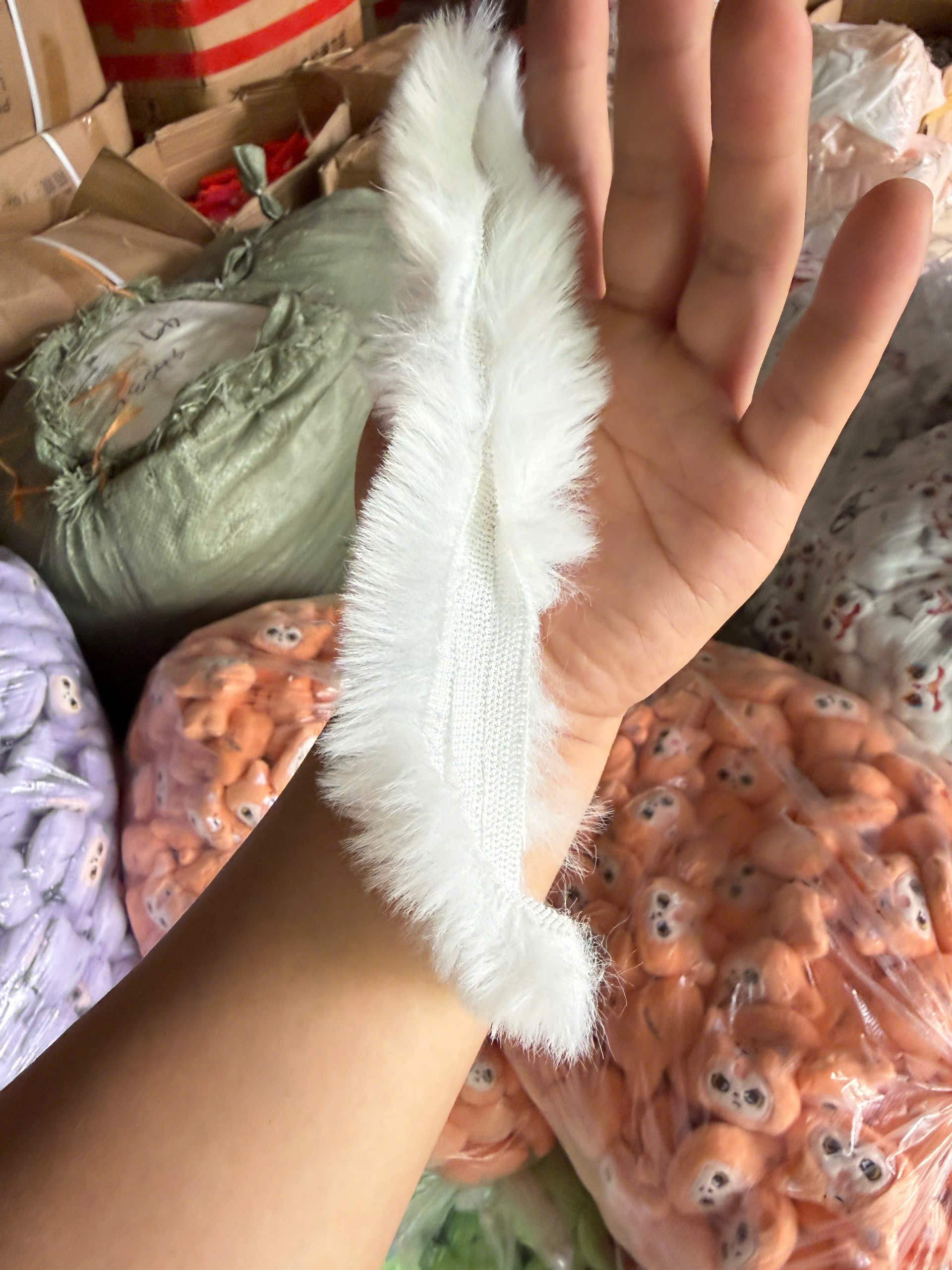 Lông cắt sẵn 1x20cm