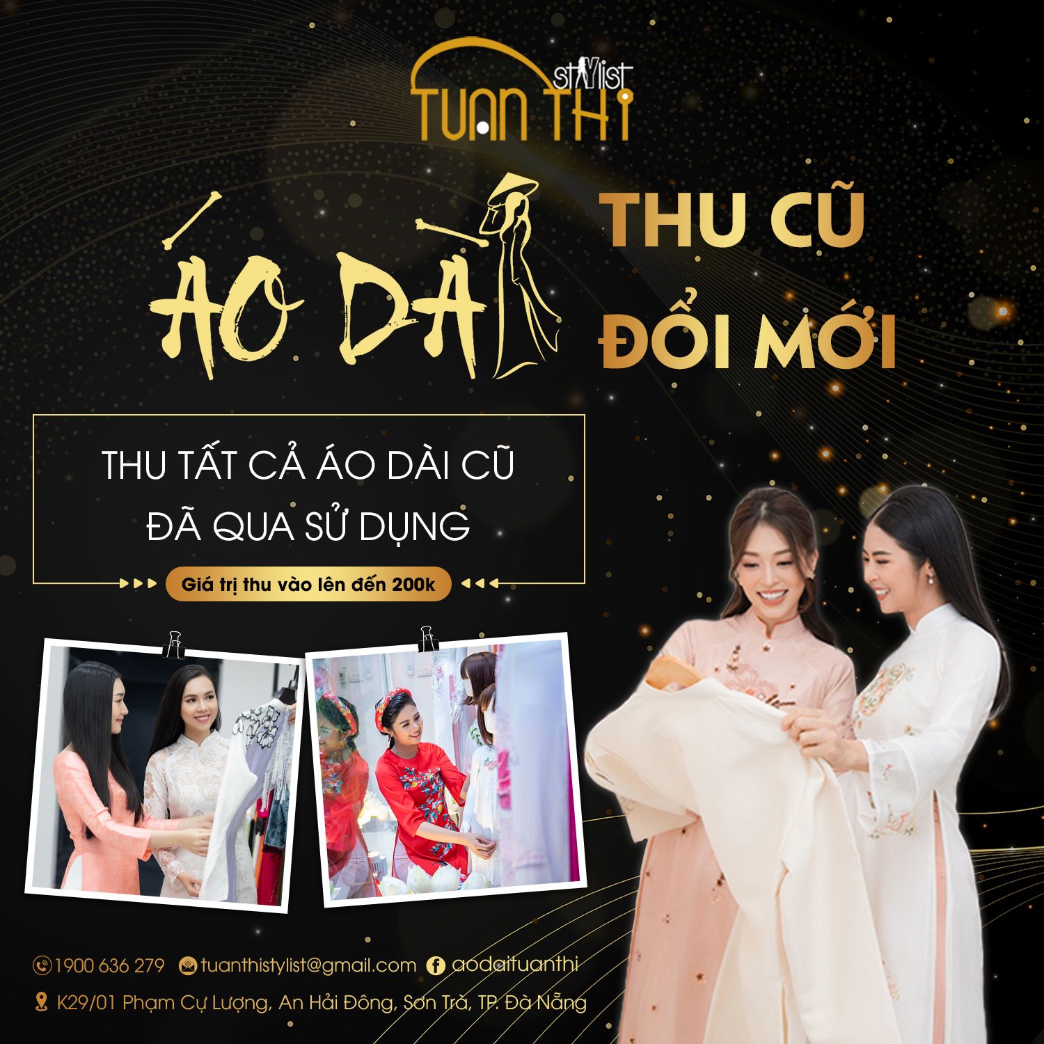 RA MẮT DỊCH VỤ “ÁO DÀI THU CŨ - ĐỔI MỚI”  GIÁ TRỊ THU VÀO LÊN ĐẾN 200K