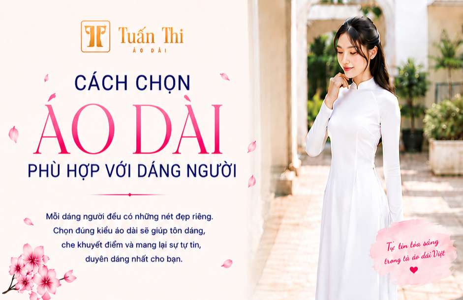 ÁO DÀI TUẤN THI: MỖI DÁNG NGƯỜI, MỘT TÀ ÁO DÀI PHÙ HỢP