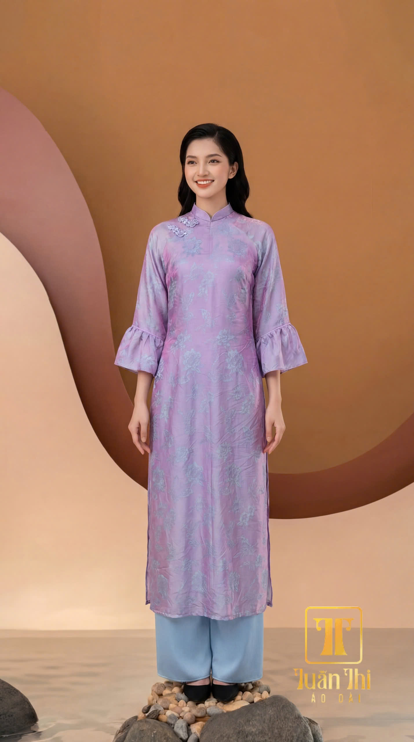 ADCT Tơ tím nút tàu hoa nhí