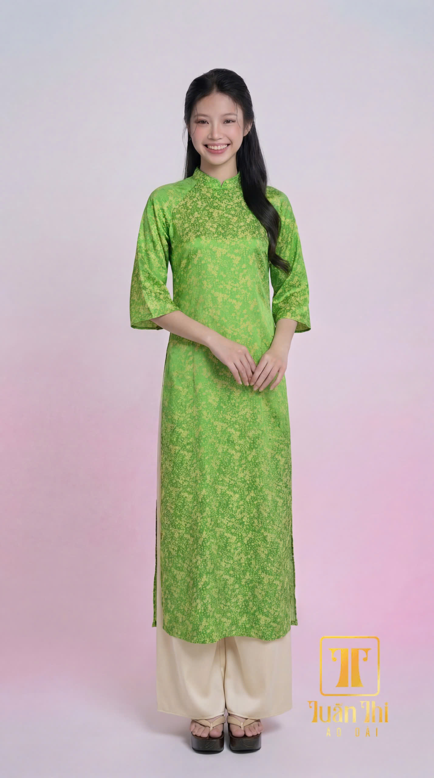 ADCT Xanh cốm hoa nhí xinh
