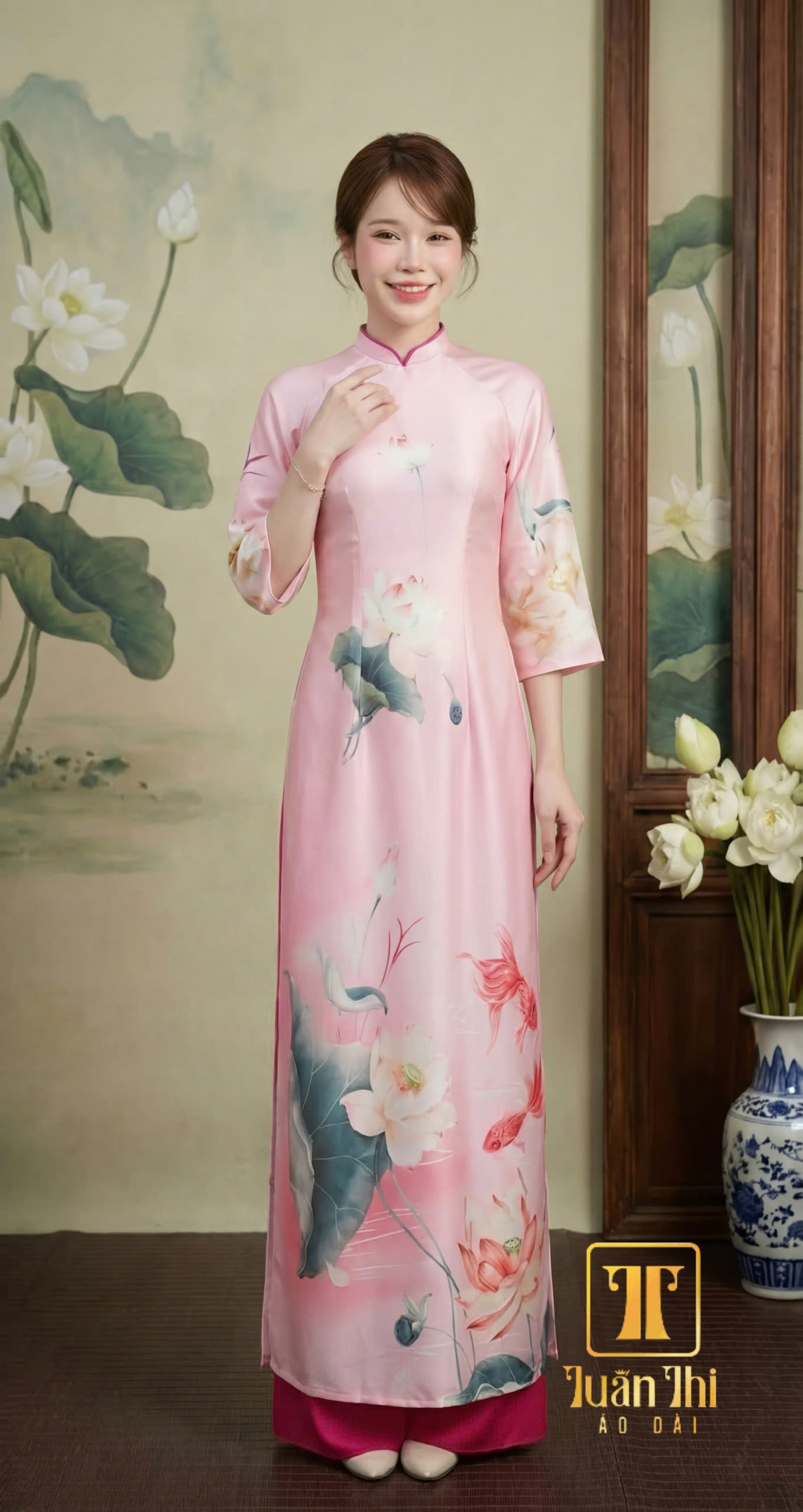 ADTT Hồng hoa sen