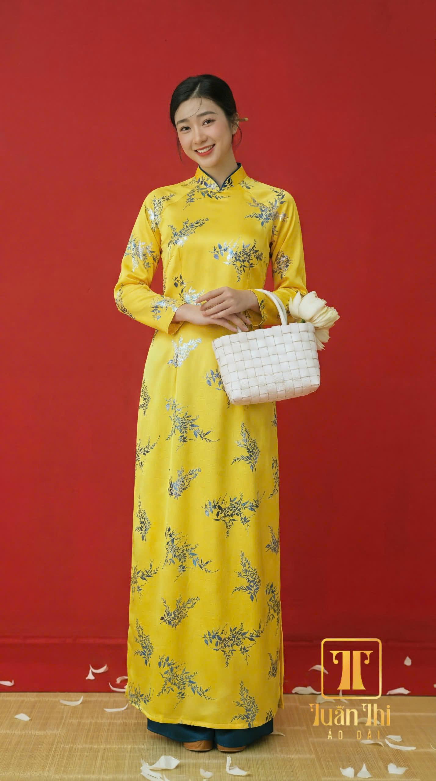 ADTT Lụa 5D vàng cúc