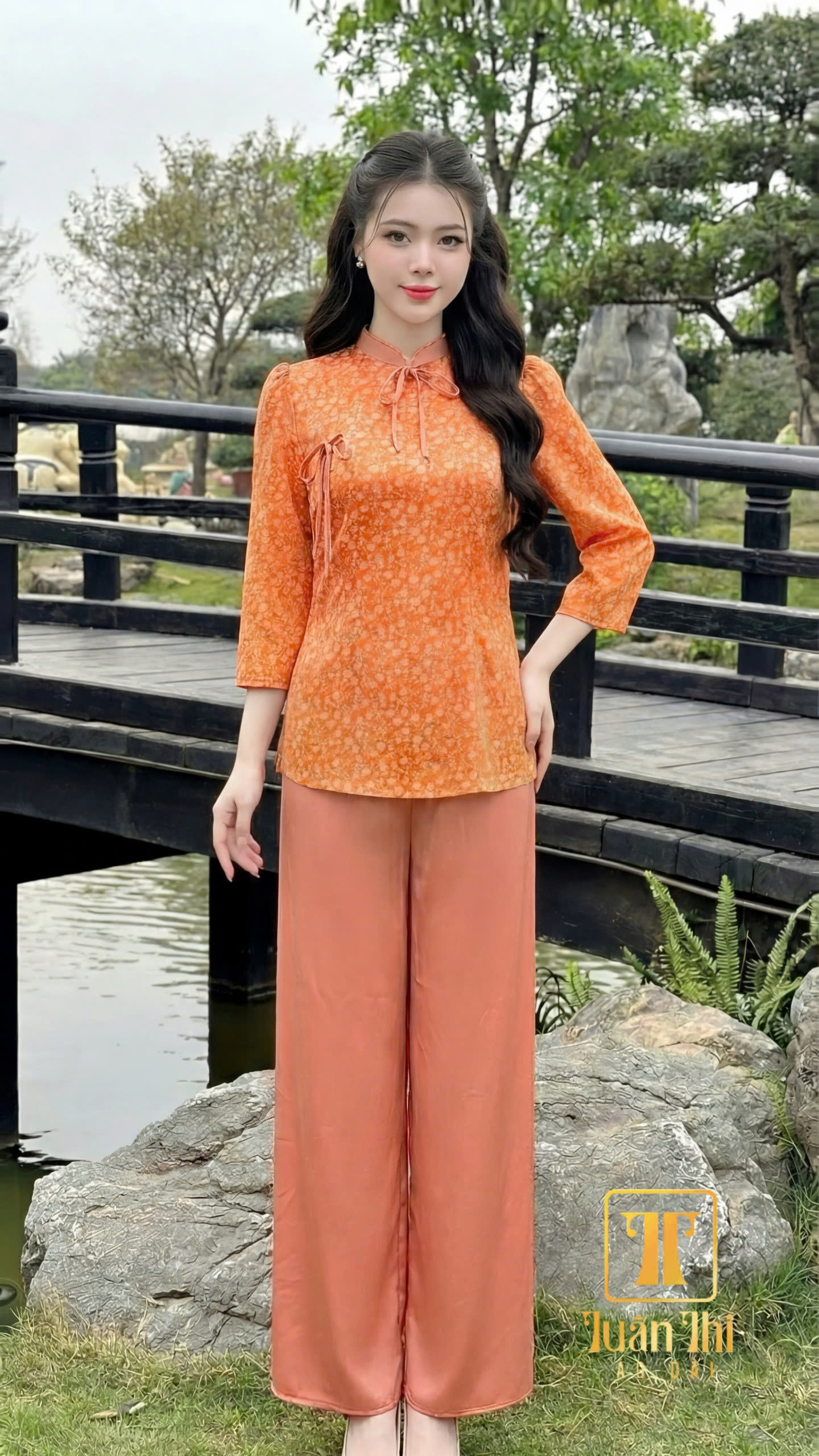 PP Cam hoa nhí nơ dây