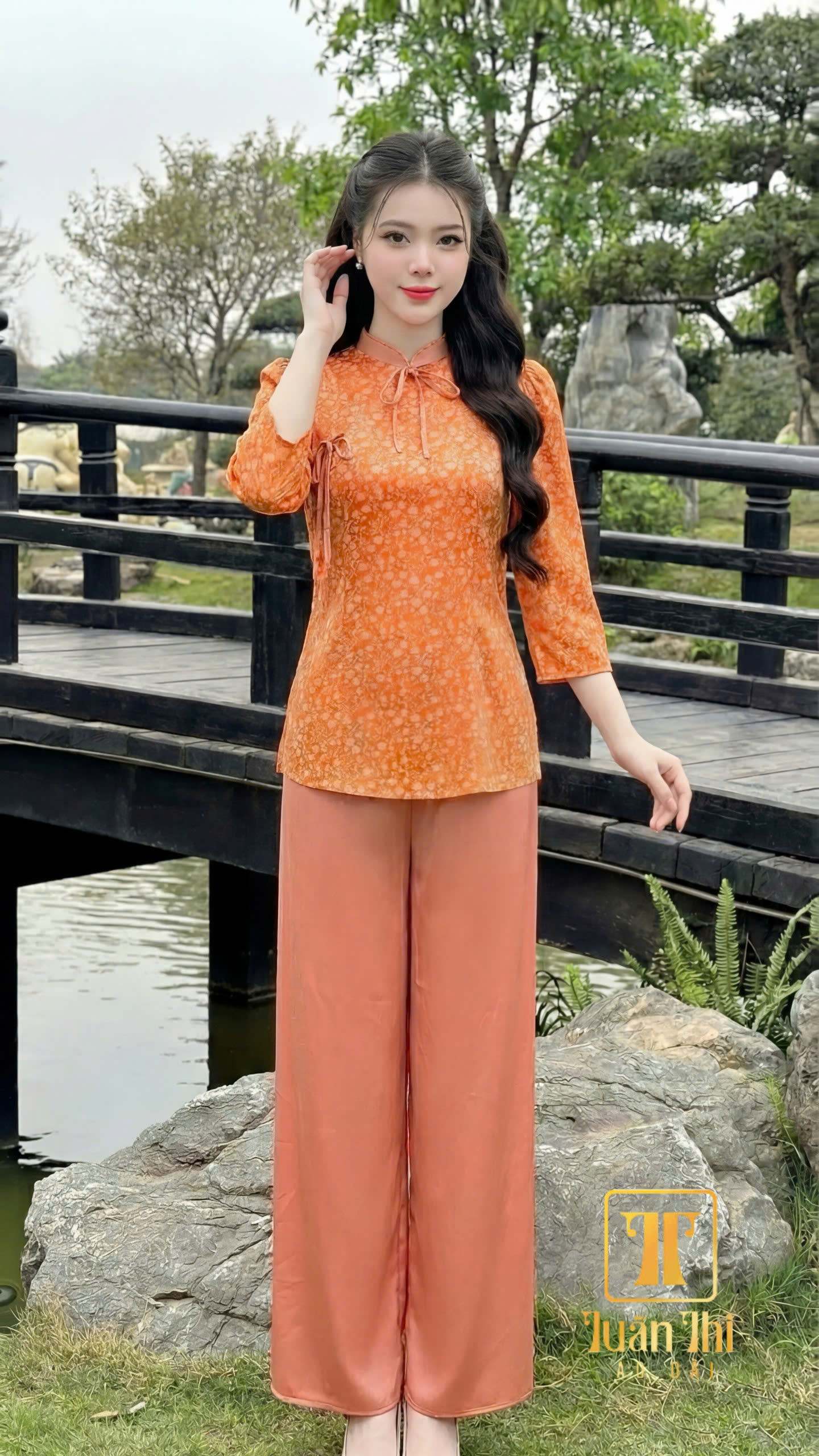 PP Cam hoa nhí nơ dây